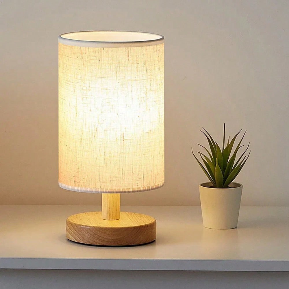 Lighting Christmas Decor - Modern Nordic Wooden And Fabric Decorative