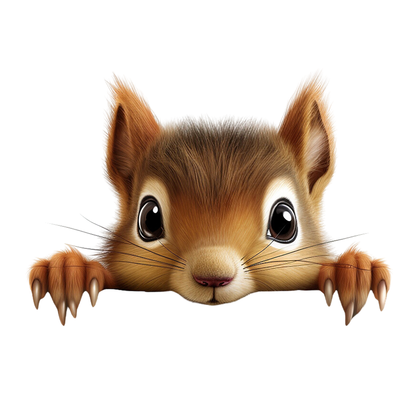 Lighting Mcqueen Bedroom Decor - 90978# Cute Squirrel Stickers Decoration for