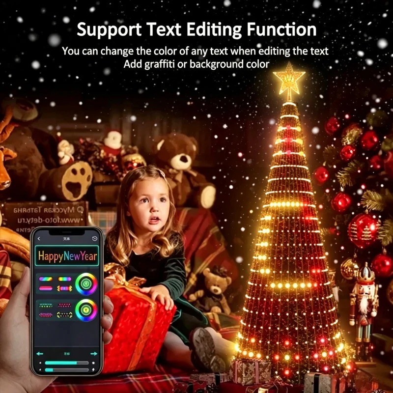 Smart RGB Christmas Tree Toppe - огляд і ціна Lighting Christmas Decor