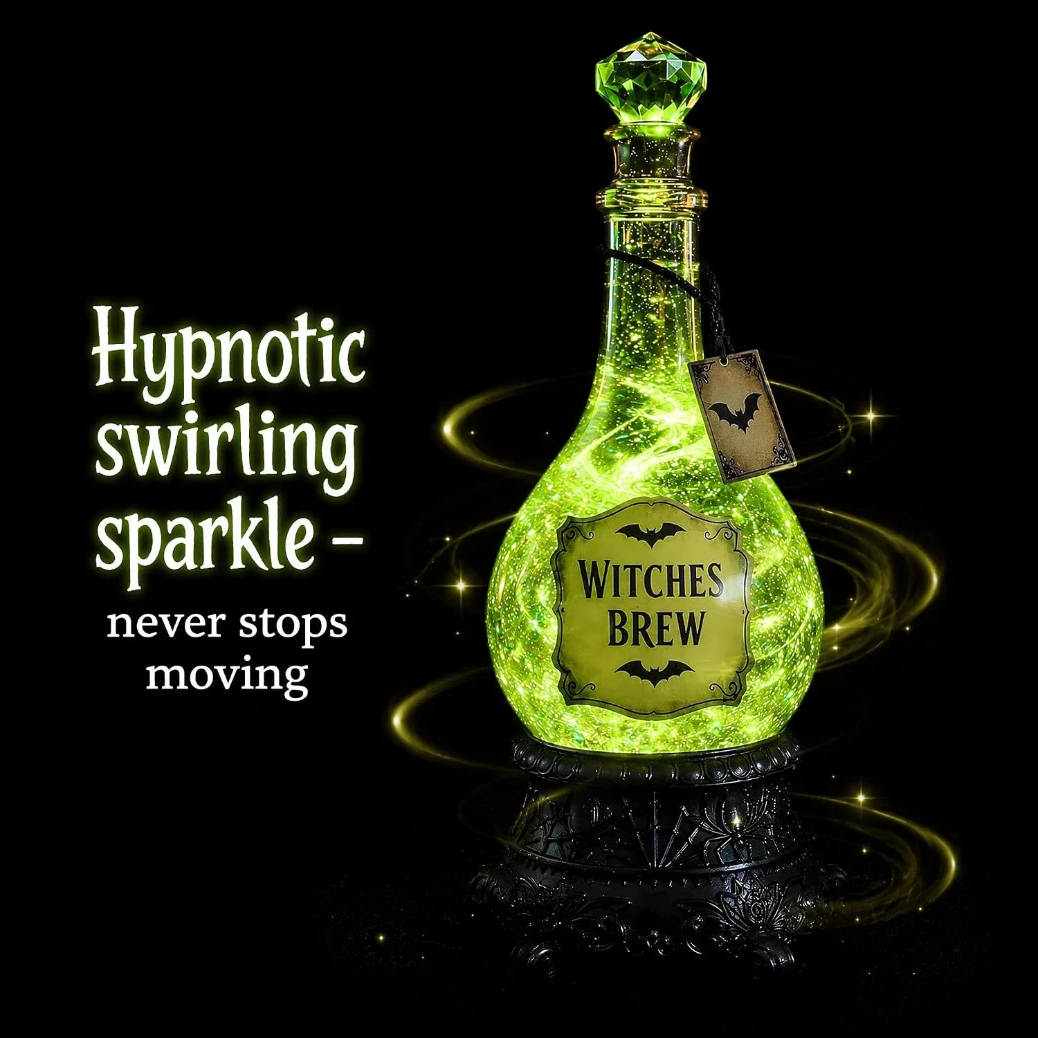 Lighted Witches’ Brew Bottle G - огляд і ціна Up Lighting Decor