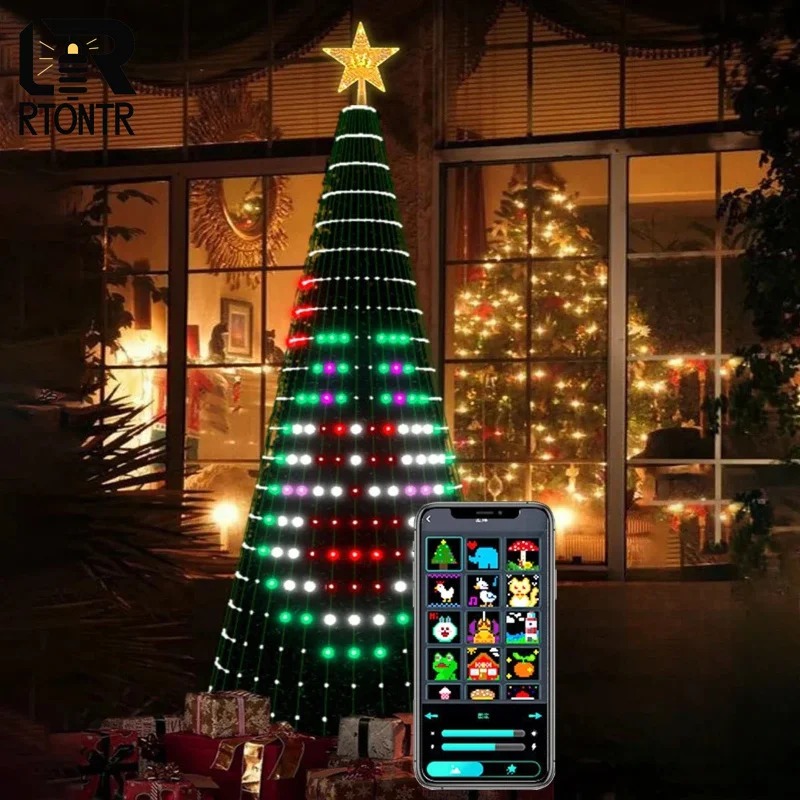 Christmas Star Tree Lights RGB - огляд і ціна Lighting Christmas Decor