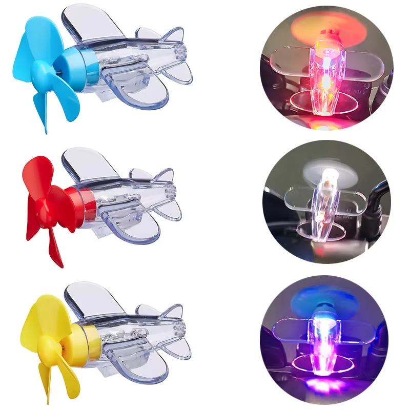 Wind Powered LED Airplane Orna - огляд і ціна Lighting Decoration Ideas
