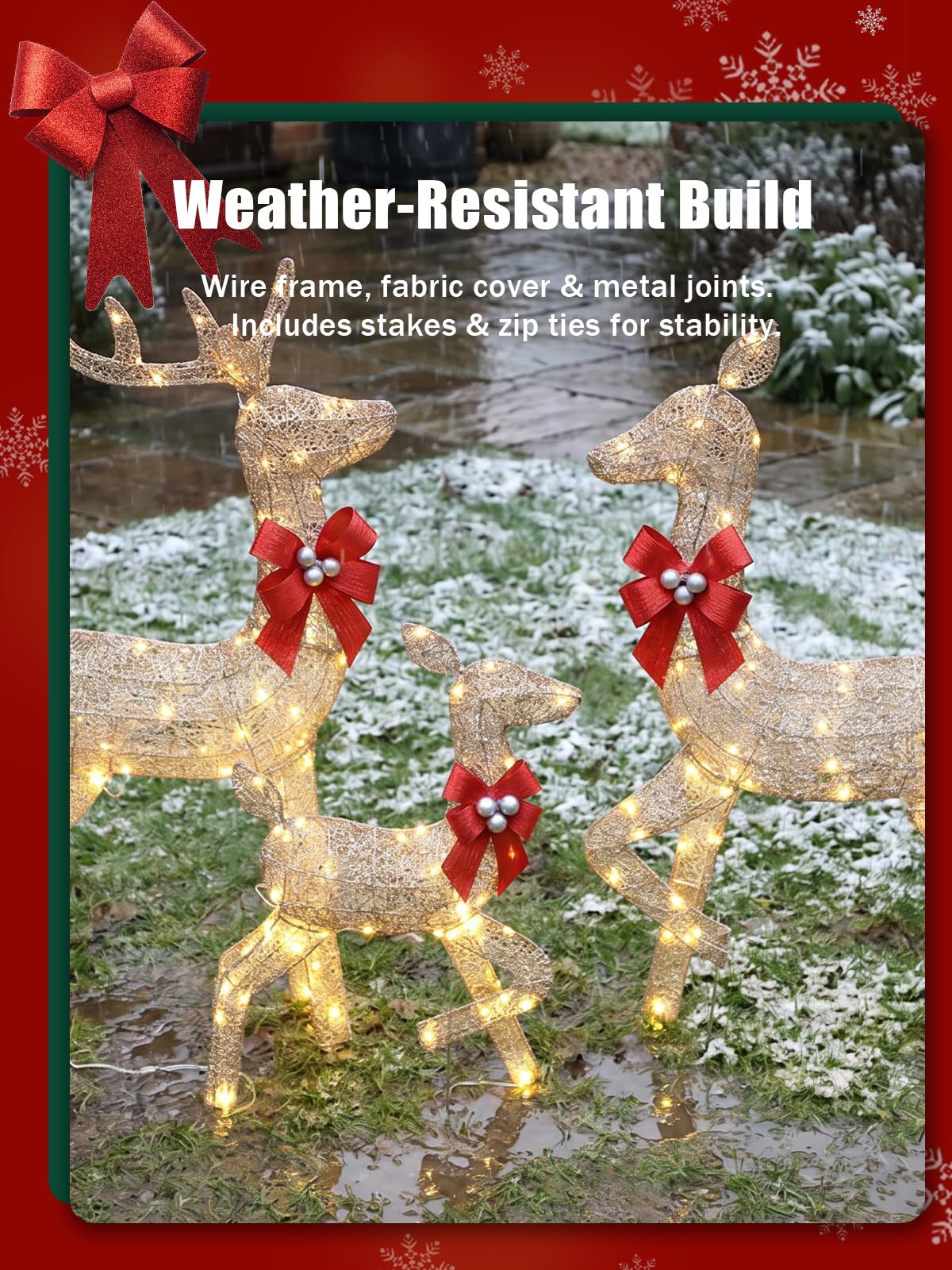 3 Pieces Lighted Christmas Dee - огляд і ціна Up Lighting Decor